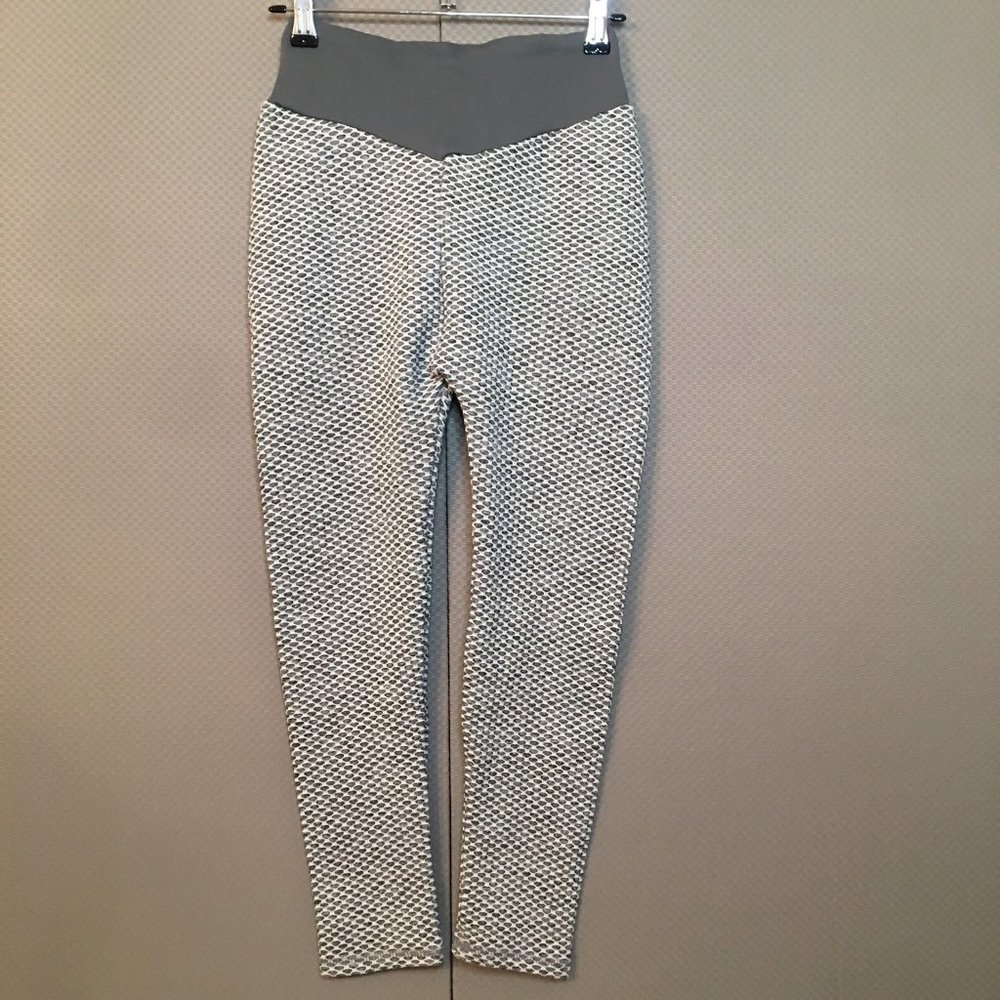 Women Ruched Butt Lifting High Waist Yoga Pants Leggings Size Large